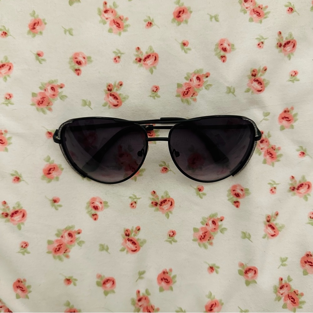 side-bedazzled sunglasses